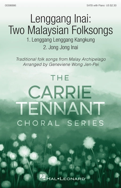 Lenggang Inai Two Malaysian Folksongs Satb Octavo