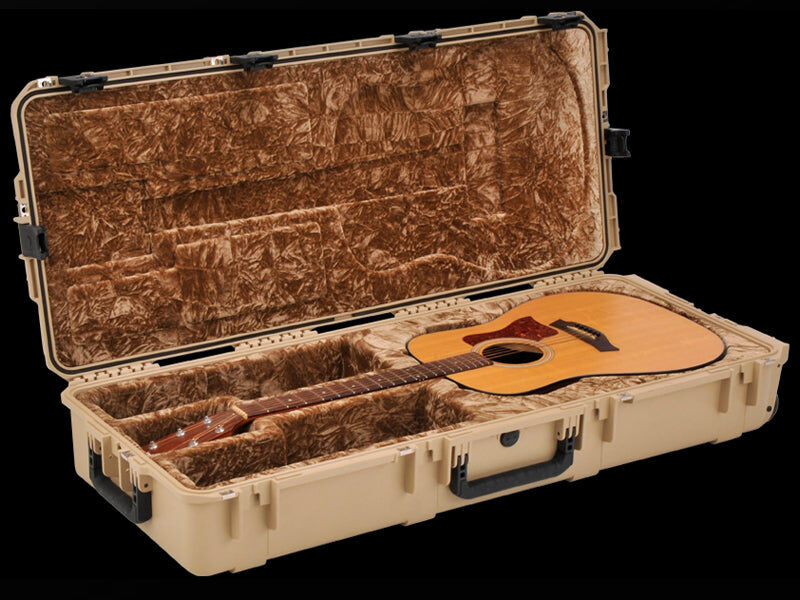 SKB Injection Molded Acoustic Guitar Case Tan 3i-4217-18T Dreadnought Waterproof