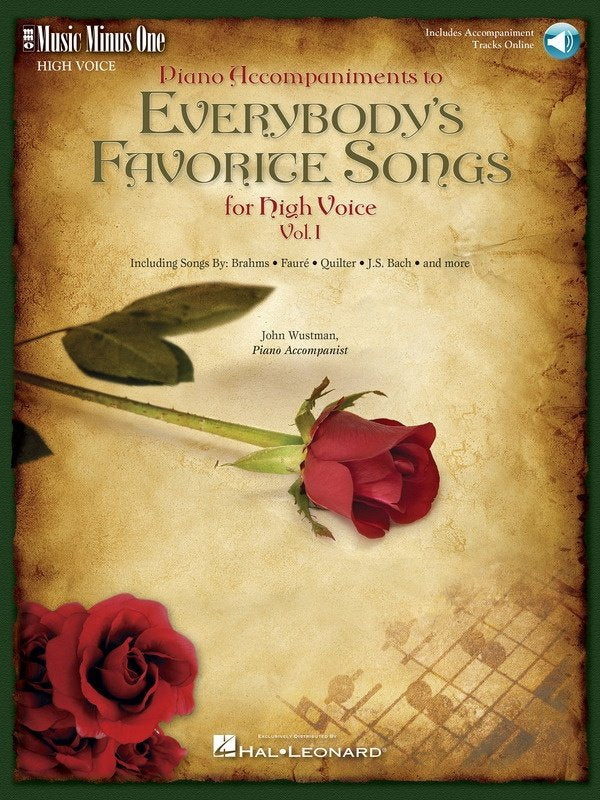 Everybody's Favorite Songs — High Voice, Vol. 1 Book/Online Audio (Music Minus One)