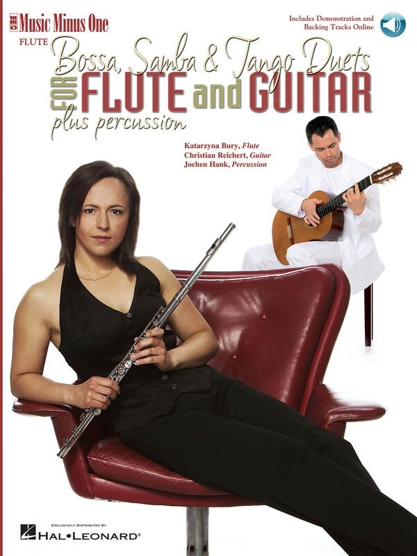 Bossa, Samba & Tango Duets for Flute & Guitar — Book/Online Audio (Music Minus One)