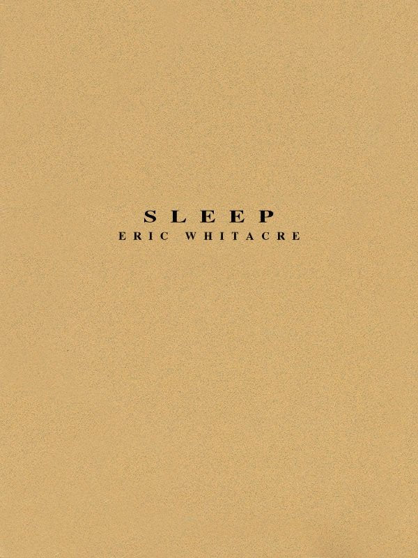 Sleep with Optional SATB — Concert Band Grade 3, Score & Parts (Hal Leonard, Eric Whitacre Concert Band)