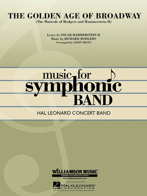 Golden Age of Broadway — Concert Band Grade 4 (Hal Leonard Concert Band Series)