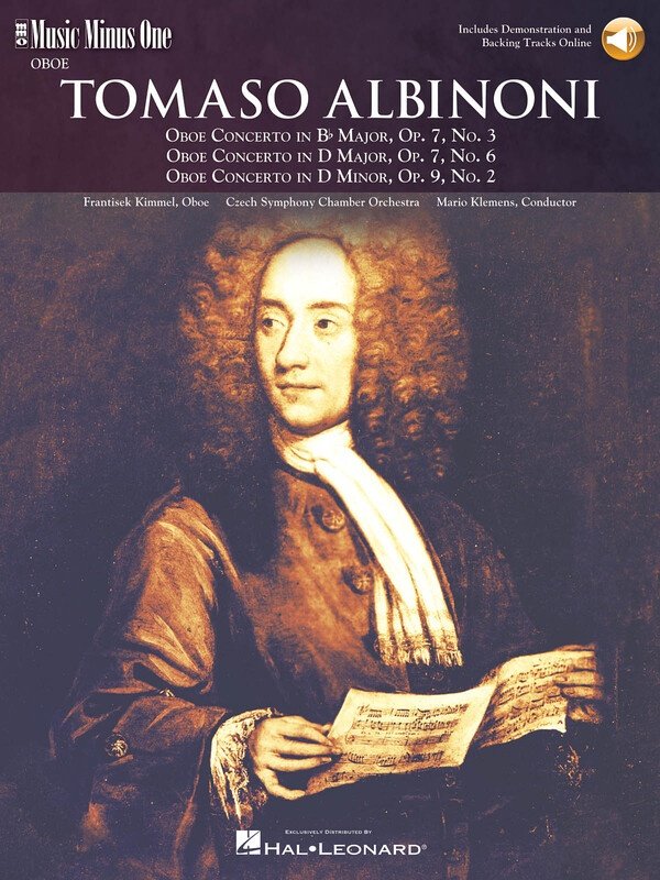 Albinoni: Oboe Concerti Op. 7 Nos. 3 & 6 / Op. 9 — Book/Online Audio (Music Minus One)