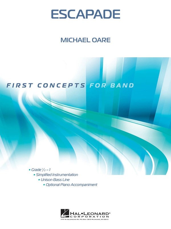 Escapade — Concert Band Grade 1, Score & Parts (Hal Leonard First Concepts)