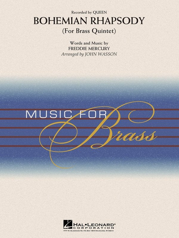 Bohemian Rhapsody — Brass Quintet, Score & Parts (Hal Leonard)