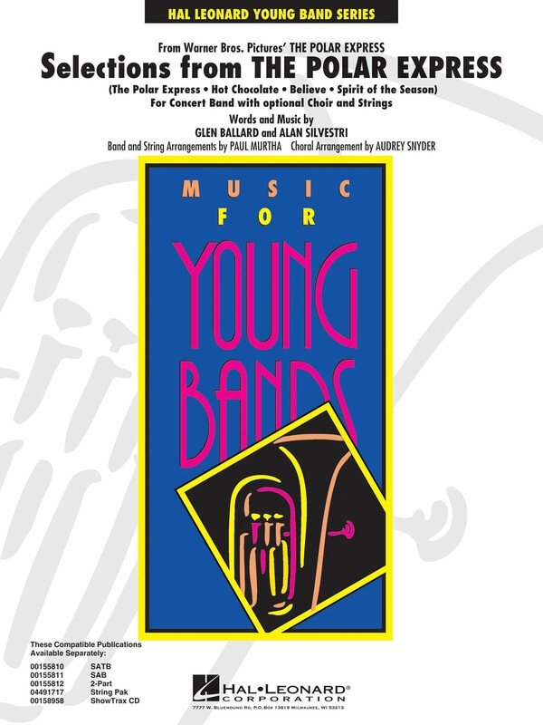 Selections from The Polar Express — Concert Band Grade 3 Score & Parts (Hal Leonard)