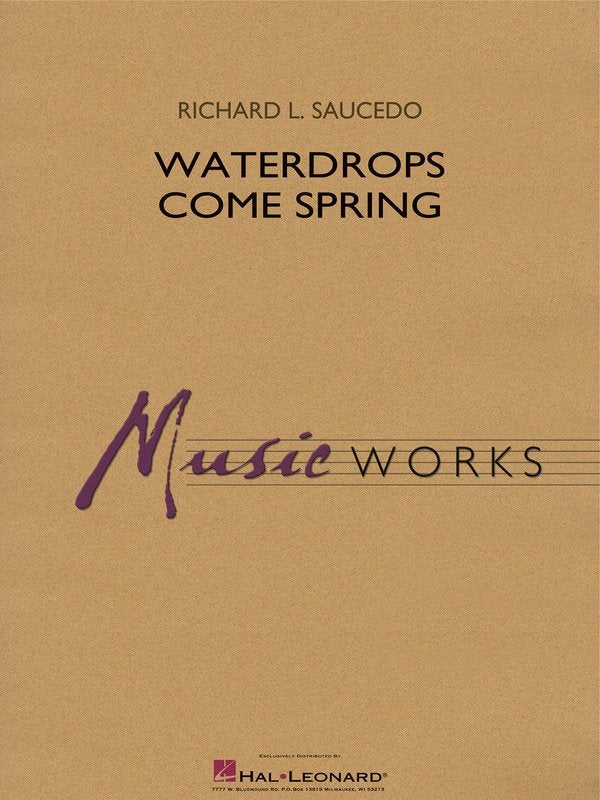 Waterdrops Come Spring Cb1.5 Sc/Pts (Hal Leonard)