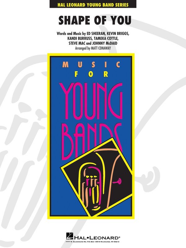Shape of You — Concert Band Grade 3 Score & Parts (Hal Leonard)