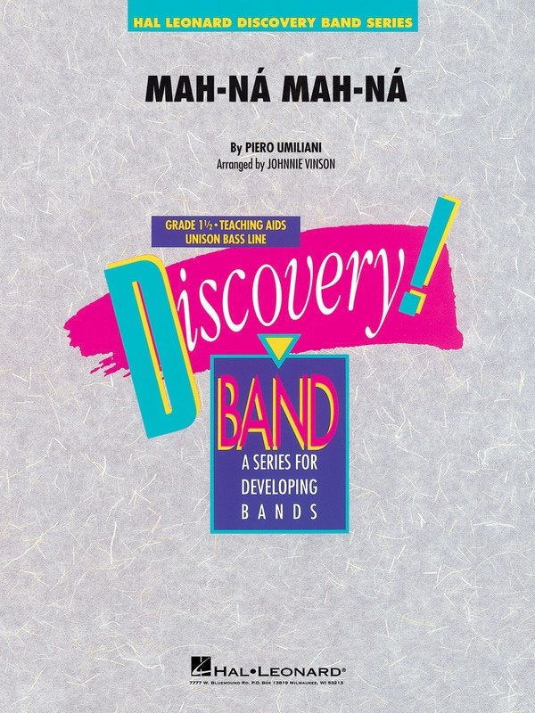 Mah-Na Mah-Na — Concert Band Grade 1.5 Score & Parts (Hal Leonard)