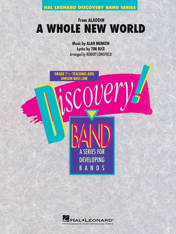 A Whole New World (From Aladdin) Concert Band 1.5 Score/Parts — view 2