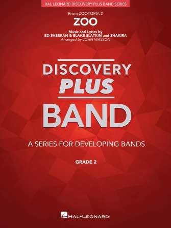 Zoo from Zootopia 2 Concert Band Score and Parts by Blake Slatkin and Ed Sheeran Hal Leonard