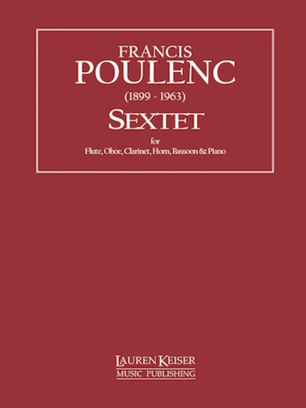 Poulenc - Sextet Woodwind Quintet/Piano Score/Parts (Pod)