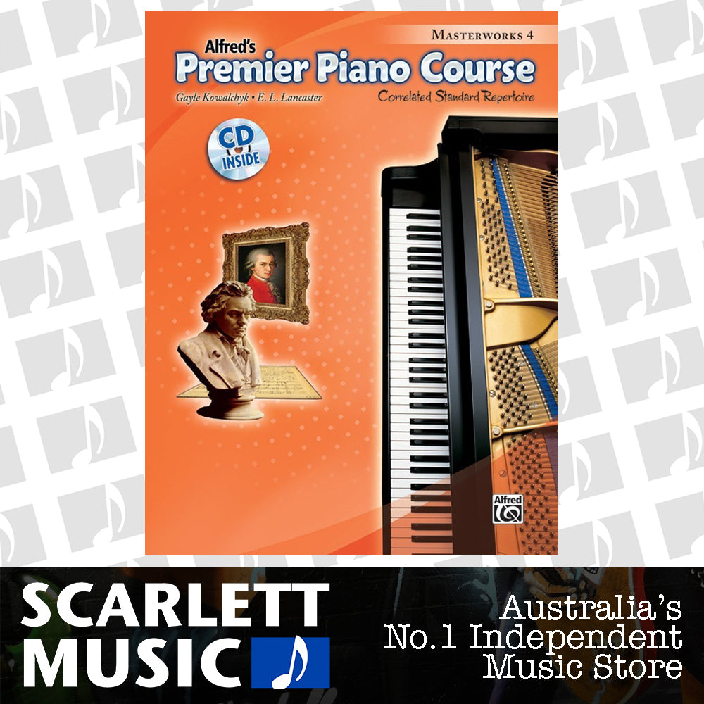 Premier Piano Course Masterworks 4 Book/CD — view 2