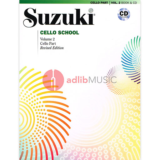 Suzuki Cello School Book/Volume 2 with CD - International Edition Summy Birchard 40700 — view 2