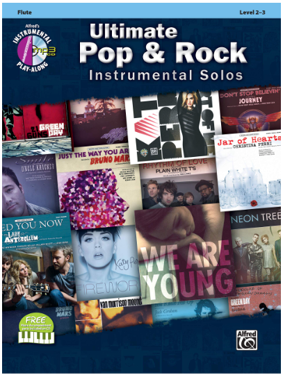 Ultimate Pop & Rock Instrumental Solos for Flute Book/CD by Various - Alfred Music