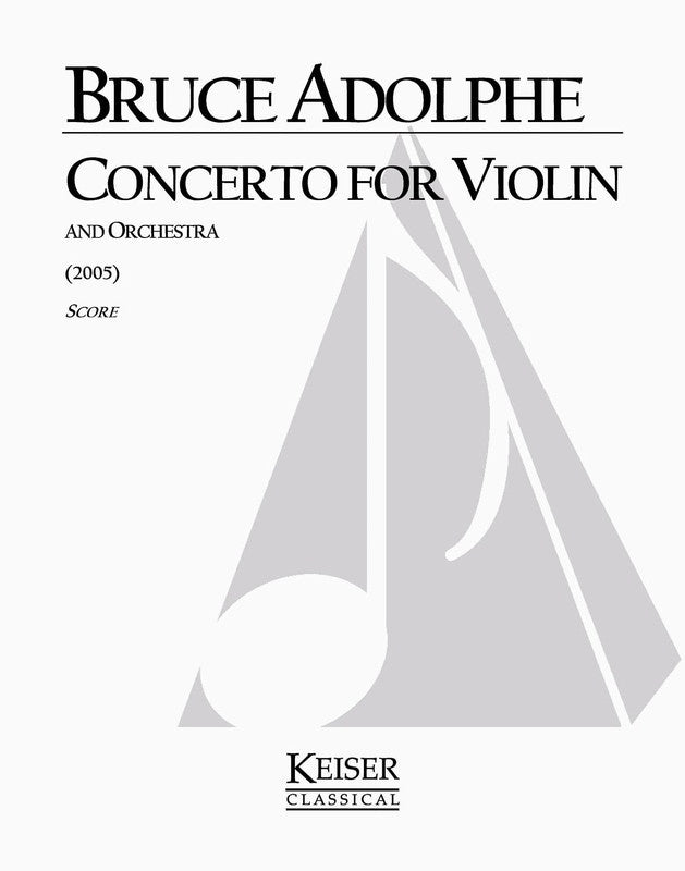 Violin Concerto Full Score