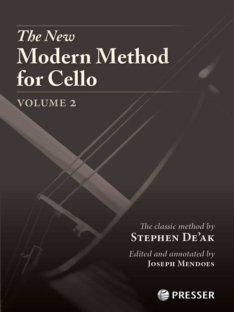 The New Modern Method for Cello Volume 2 by Stephen De'ak Presser 414-41238