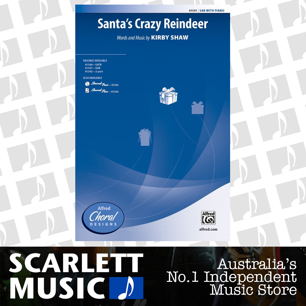 Santas Crazy Reindeer SAB — view 2
