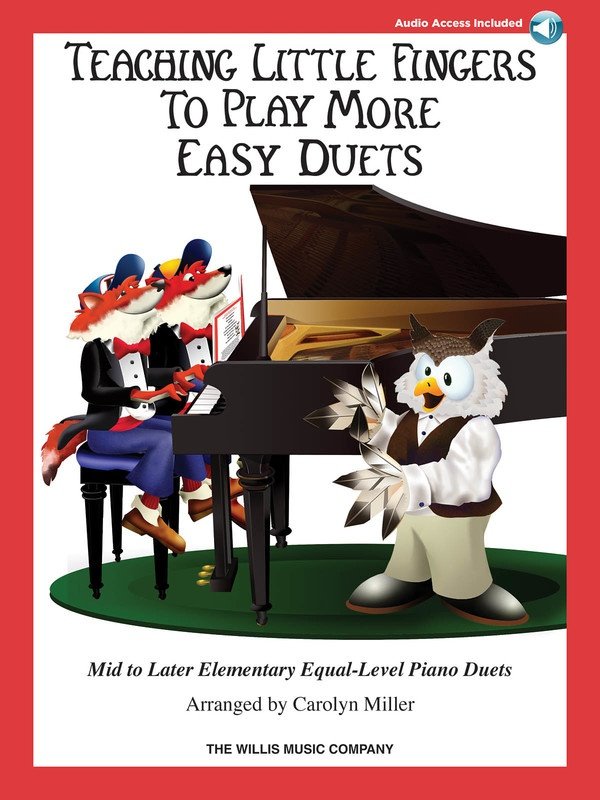 Teaching Little Fingers to Play More Easy Duets — Book/Online Audio, Piano Duet (Willis Music)