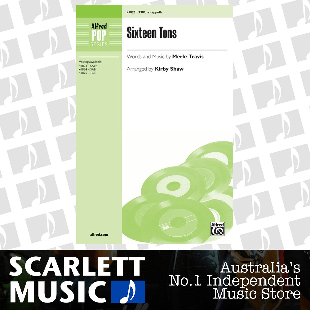 Sixteen Tons TBB Choral Sheet Music — view 2