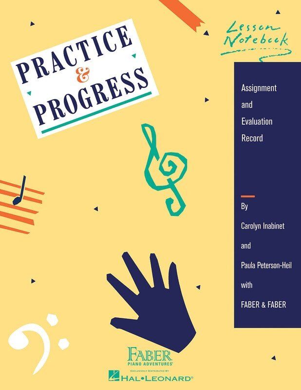 Practice and Progress Lesson Notebook by Faber Piano Adventures