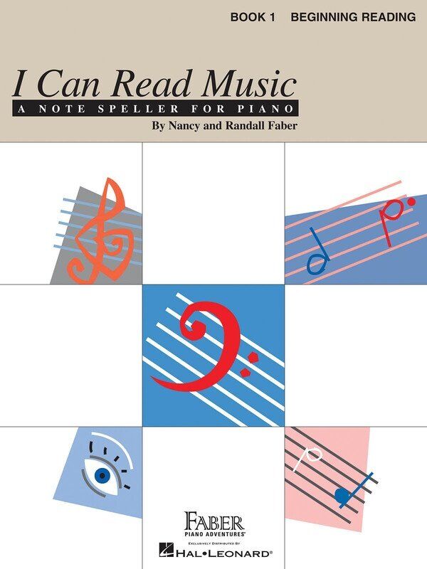 I Can Read Music Book 1 Note Speller for Piano - 32 Pages, Faber Piano Adventures Series