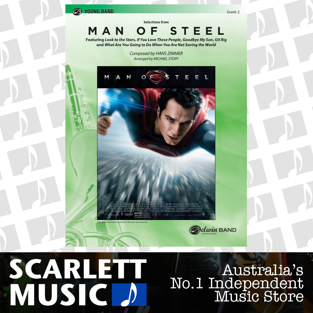 Selections From Man Of Steel Concert Band Gr2 Score — view 2
