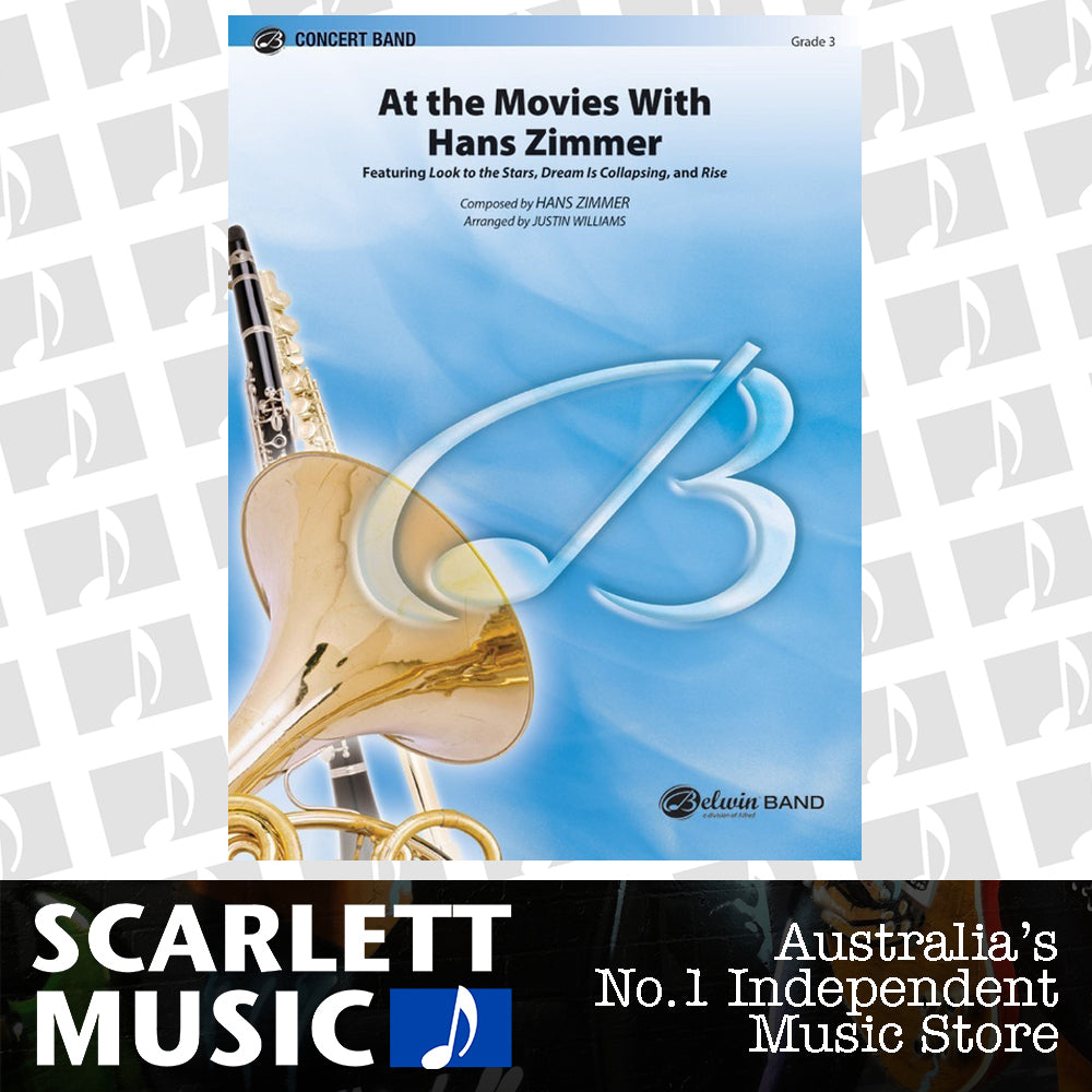 At the Movies with Hans Zimmer Concert Band Sheet Music GR3 Score — view 2