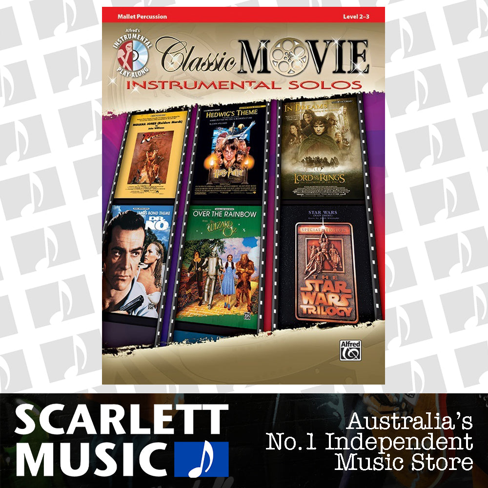 Classic Movie Inst Solos Mallet Book/CD — view 2