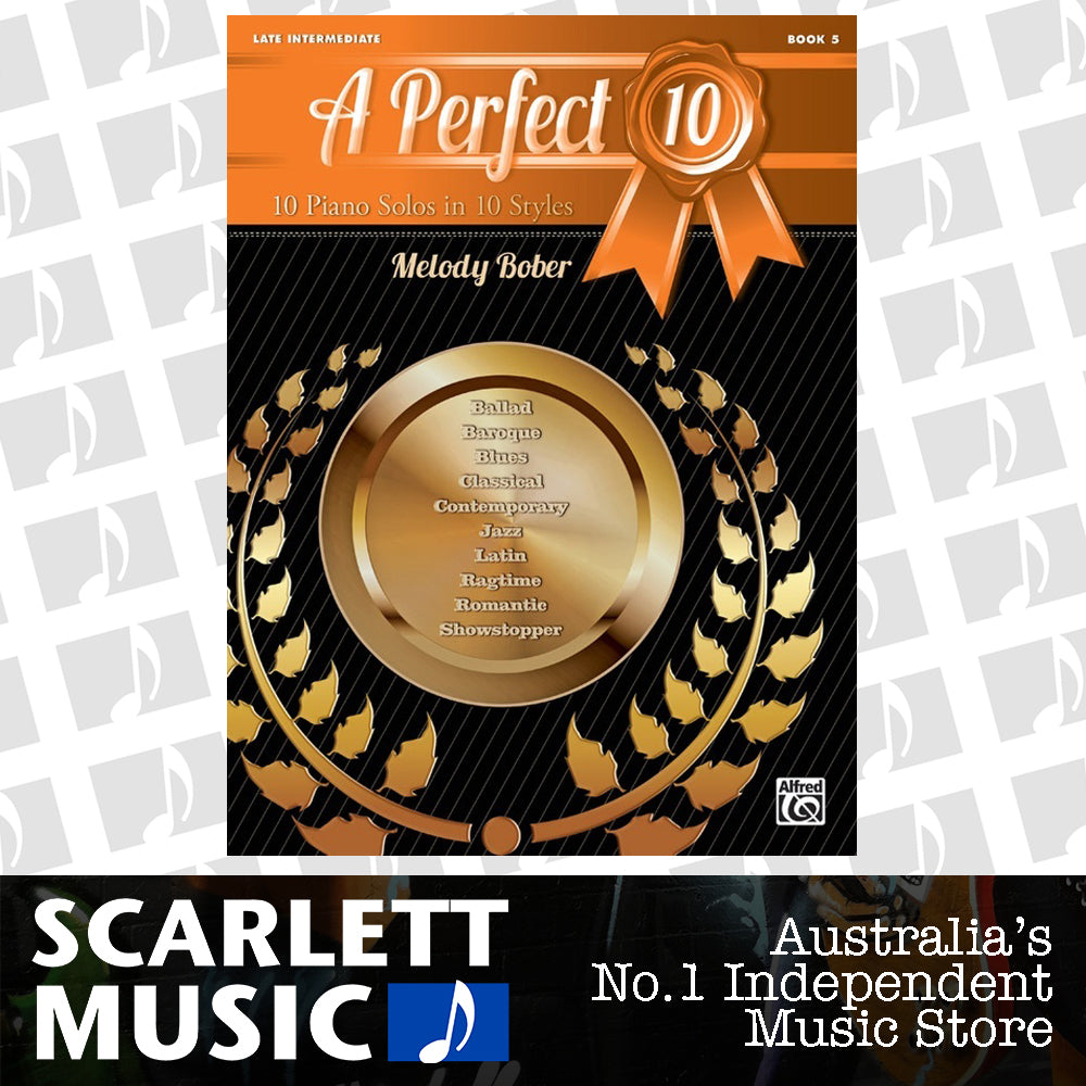 A Perfect 10 Book 5 Late Intermediate Piano Sheet Music — view 2