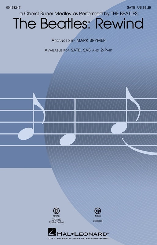 The Beatles Rewind Satb Octavo