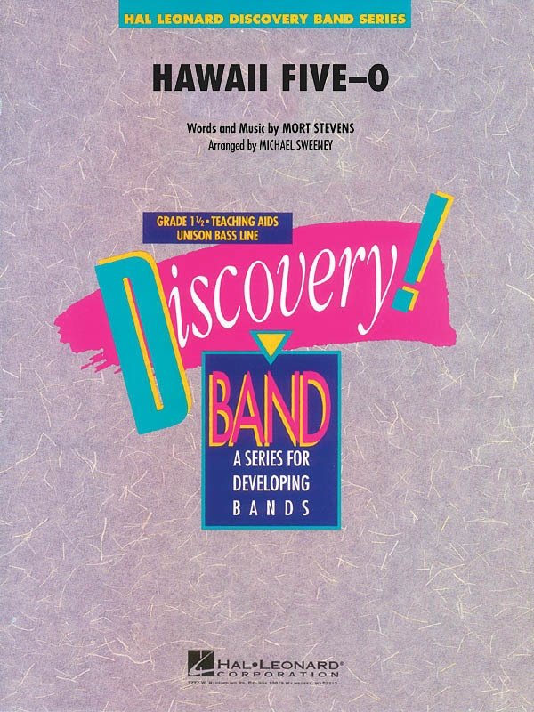 Hawaii Five-O — Concert Band Grade 1.5, Score & Parts (Hal Leonard, Discovery Concert Band)