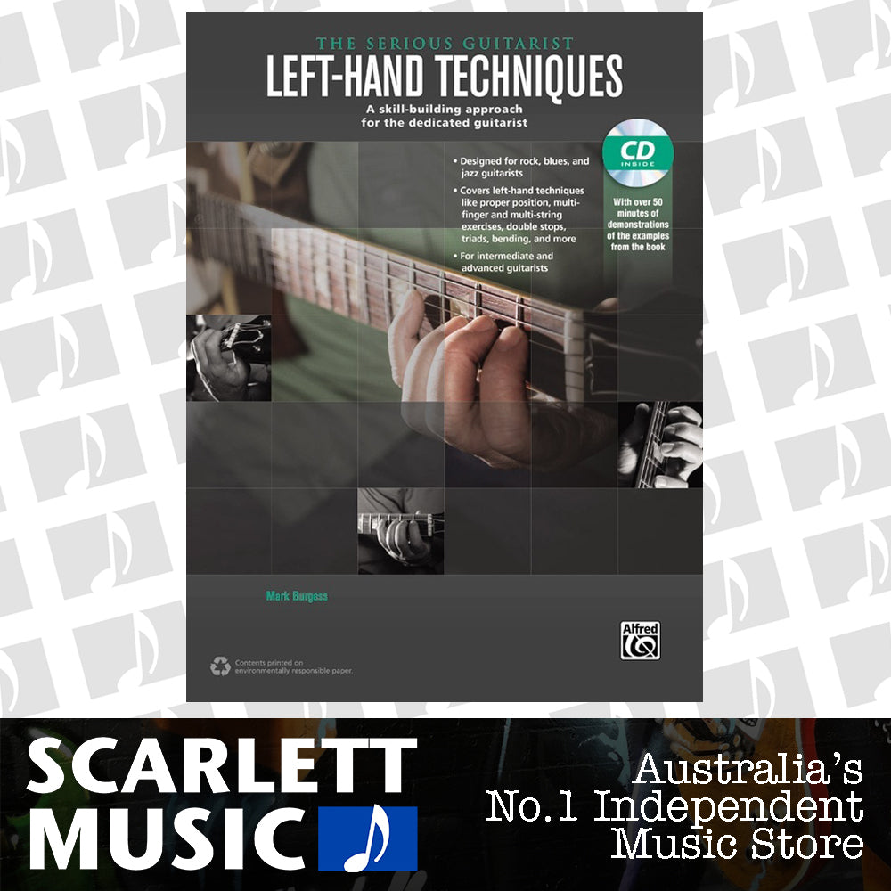 Serious Guitarist Left Hand Techniques Book/CD — view 2