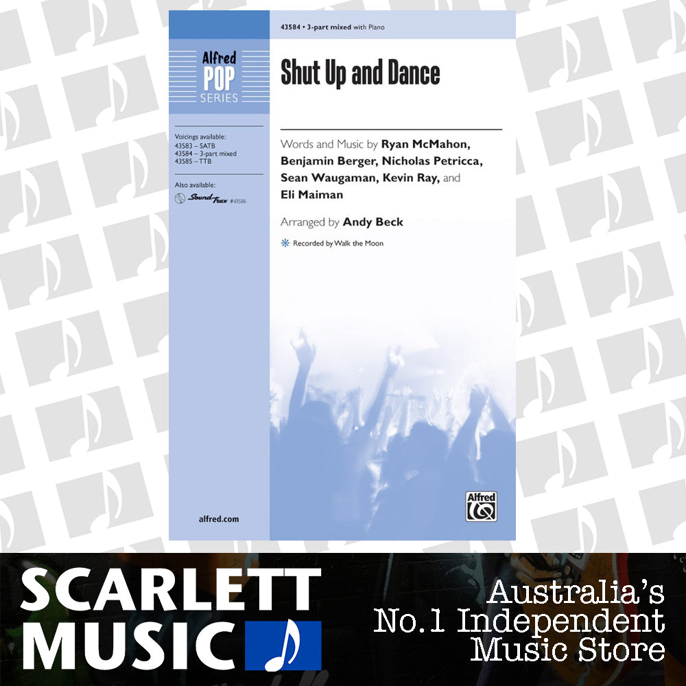 Shut Up and Dance SAB Choral Sheet Music — view 2