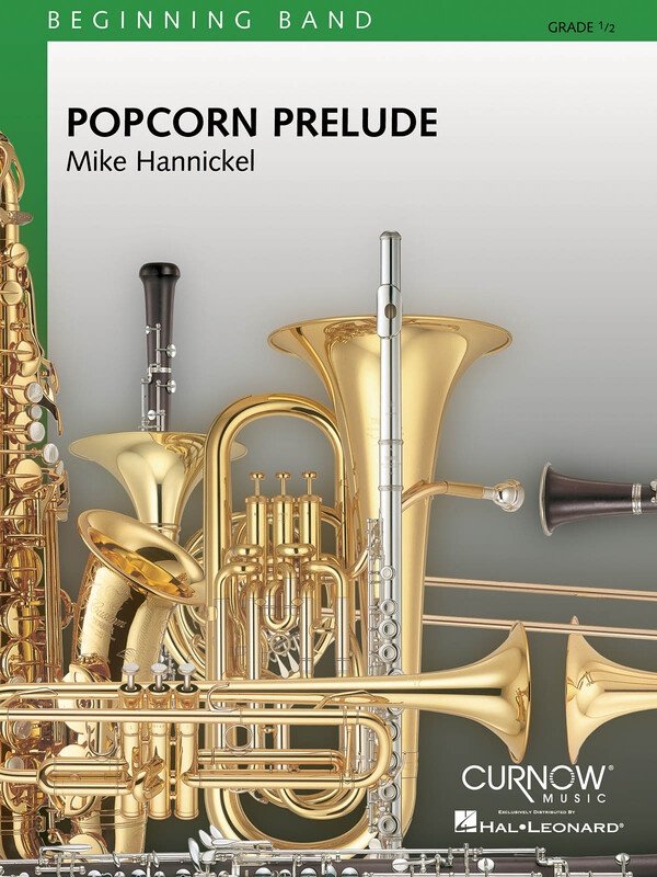 Popcorn Prelude — Concert Band Grade 0.5 Score & Parts (Curnow Music)