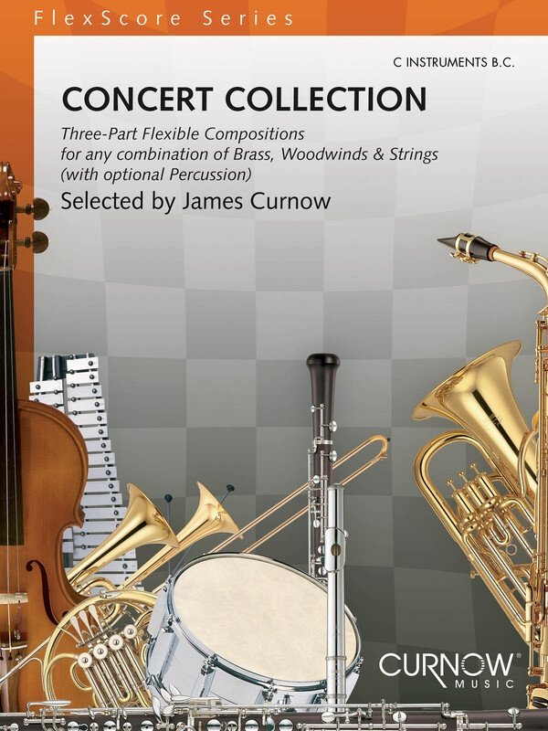 Concert Collection Flex Band Trombone/Euphonium BC - Grade 1.5, 28 Pages, Curnow Music, Flexible Instrumentation for Brass, Woodwinds, Strings