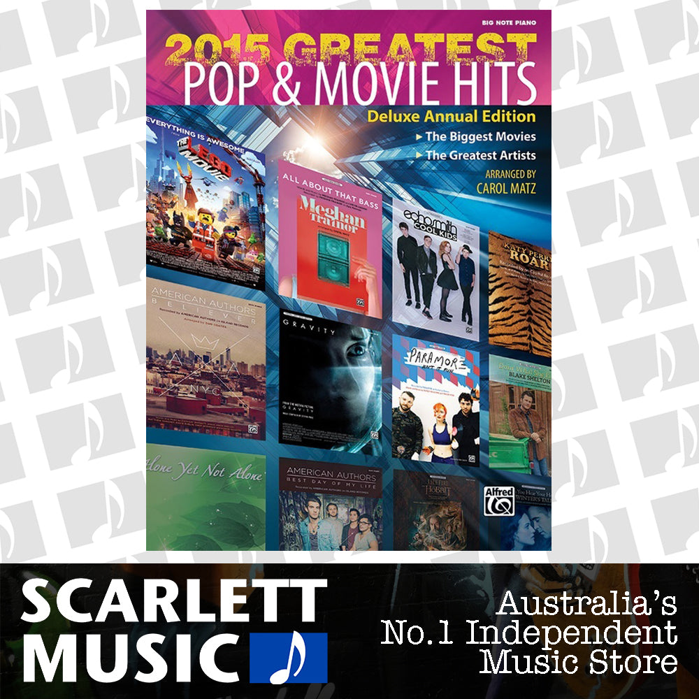 2015 Greatest Pop & Movie Hits Piano Sheet Music — view 2