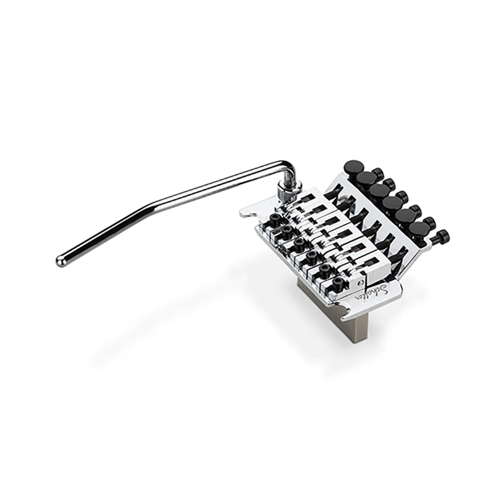 Schaller LockMeister Tremolo System - Chrome - 13010237.12.20 - Double Locking, Adjustable Radii, Includes Locking Nuts and Mounting Hardware