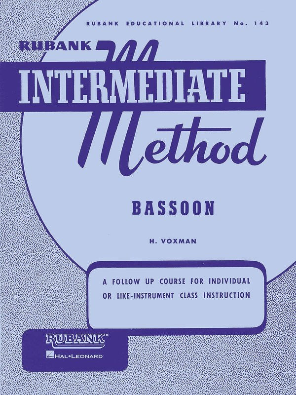 Rubank Intermediate Method — Bassoon (Rubank Publications)