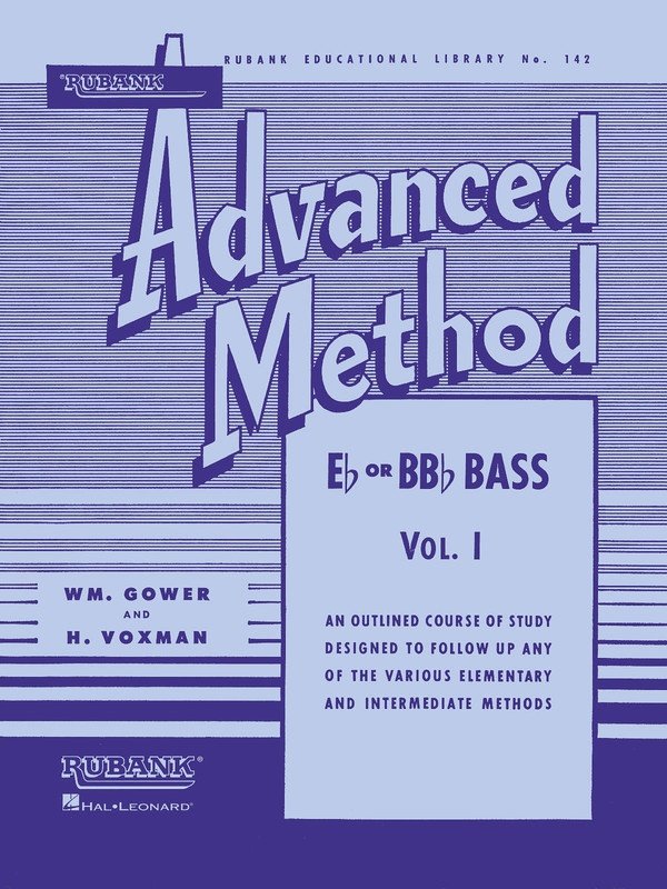 Rubank Advanced Method Volume 1 for E Flat / B B Flat Tuba in Bass Clef