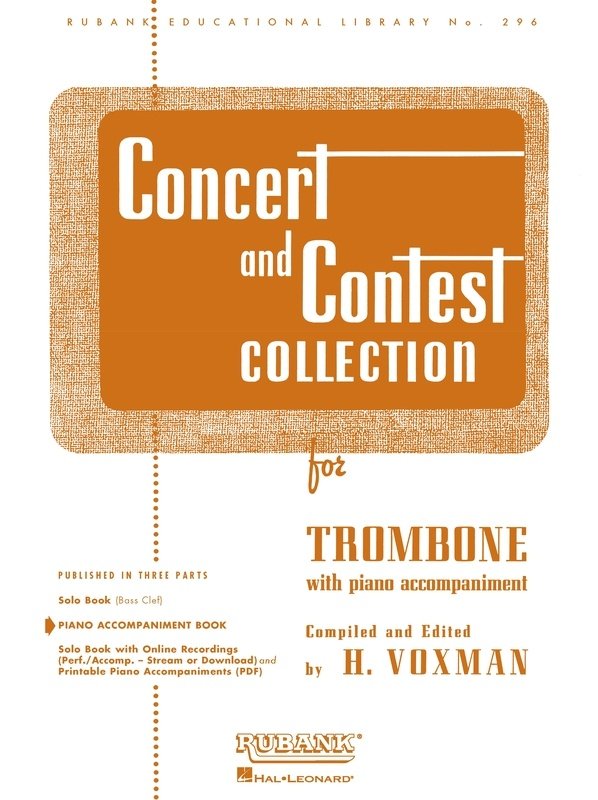Concert and Contest Collection — Trombone with Piano Accompaniment (Rubank Publications)