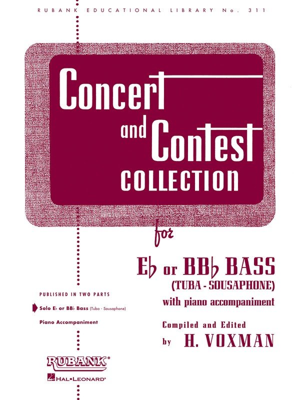 Concert and Contest Collection — E-flat or B-flat Bass/Tuba, Bass Clef (Rubank Publications)