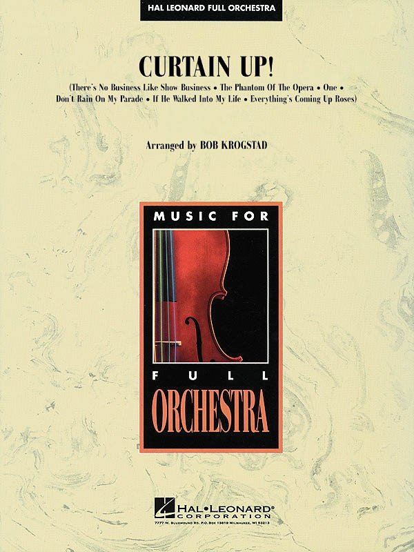 Curtain Up — Full Orchestra Grade 3–4 Score & Parts (Hal Leonard)