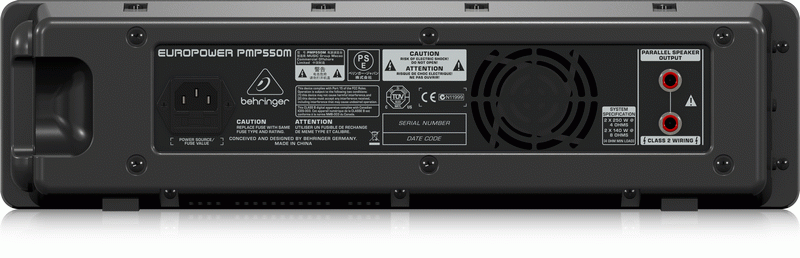 Behringer Europower Pmp550M Pwred Mixer — view 3