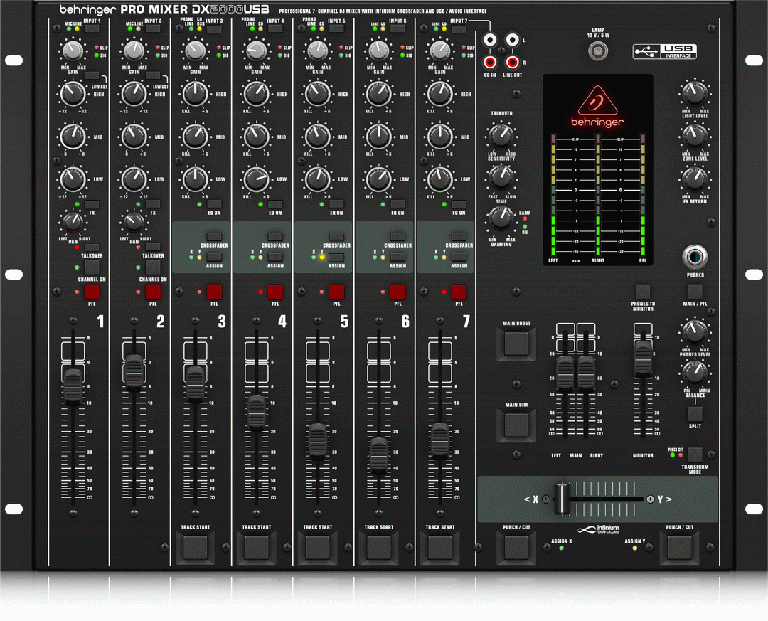 Behringer DX2000USB Pro DJ Mixer