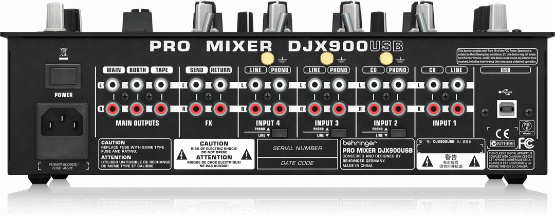 Behringer DJX900USB Pro DJ Mixer — view 3