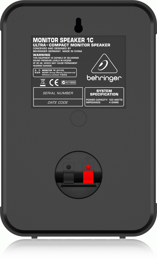 Behringer 1C-Bk Monitor Speakers — view 3