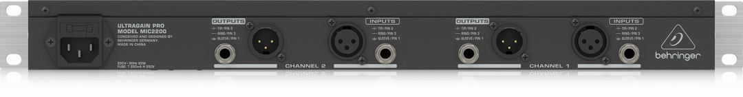 Behringer Ultragain Pro MIC2200 V2 Preamp — view 3