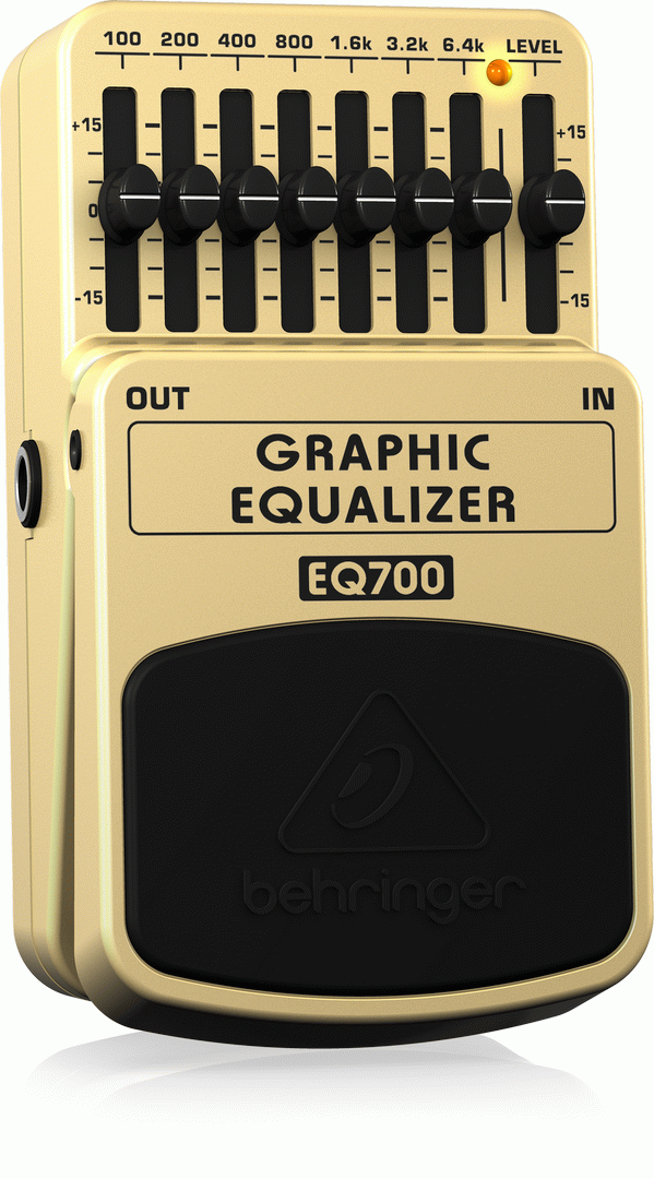 Behringer EQ700 7-Band Graphic Equalizer Pedal — view 2
