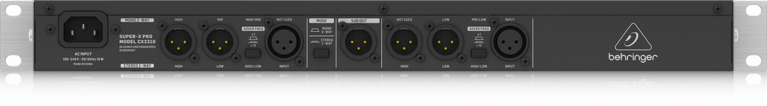 Behringer SUPER-X Pro CX2310 V2 Crossover — view 3